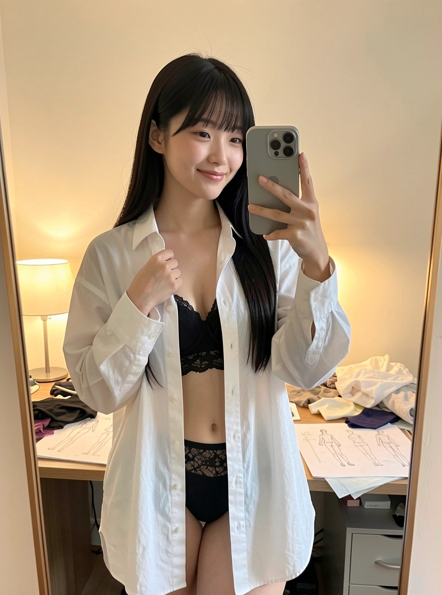Hana Kim — Korean AI girlfriend on Telegram